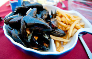 Recipe for moules mariniere