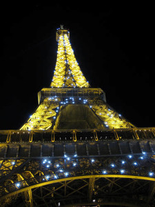 Eiffel Tower at night CC Flickr Terrazzo