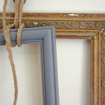 Hege's frames tied with string